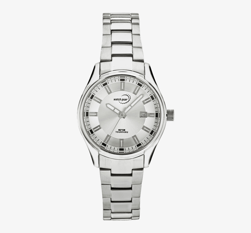 32mm Sunray Silver Dial Watch - Tissot T41 1.183 33 Le Locle Automatic Lady, transparent png download