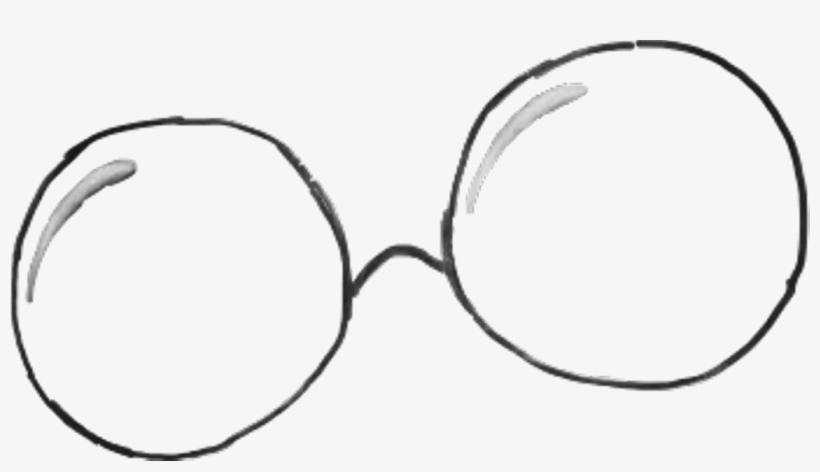 Snapchat Filter Glasses Freetoedit Line Art Png Image Transparent Png Free Download On Seekpng