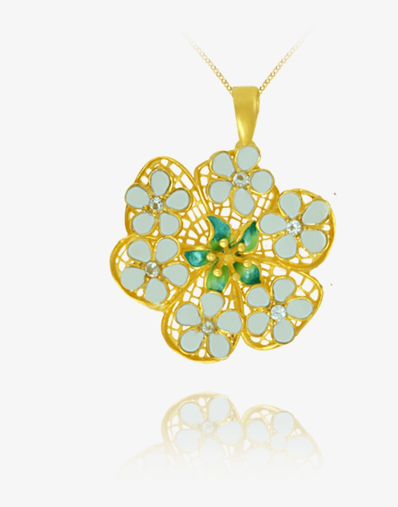 Filigree Flower Pendant - Motif, transparent png download