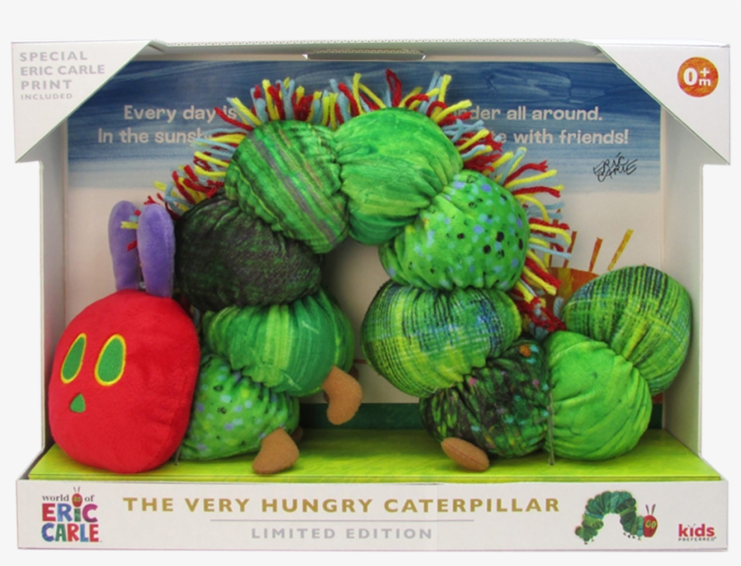 Very Hungry Caterpillar 50th Birthday Plush & Print - Very Hungry Caterpillar, transparent png download
