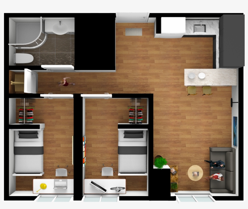 Hoem 2 Bedroom - Ryerson Hoem Residence, transparent png download