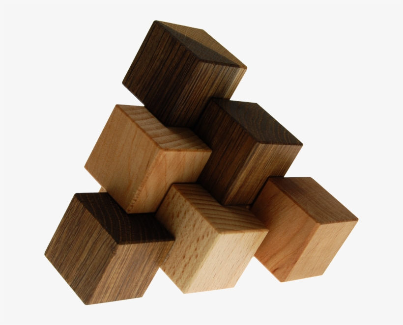 Three-piece Pyramid - Plywood, transparent png download