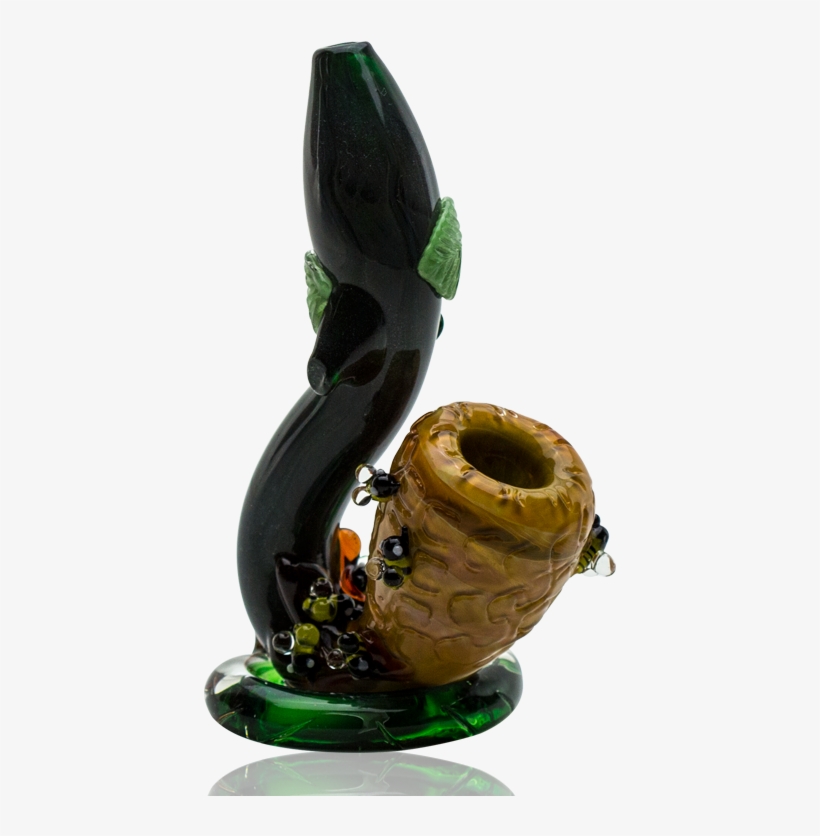 Empire Glassworks Beehive Honey Pot Sherlock Hand Pipe - Serpent, transparent png download