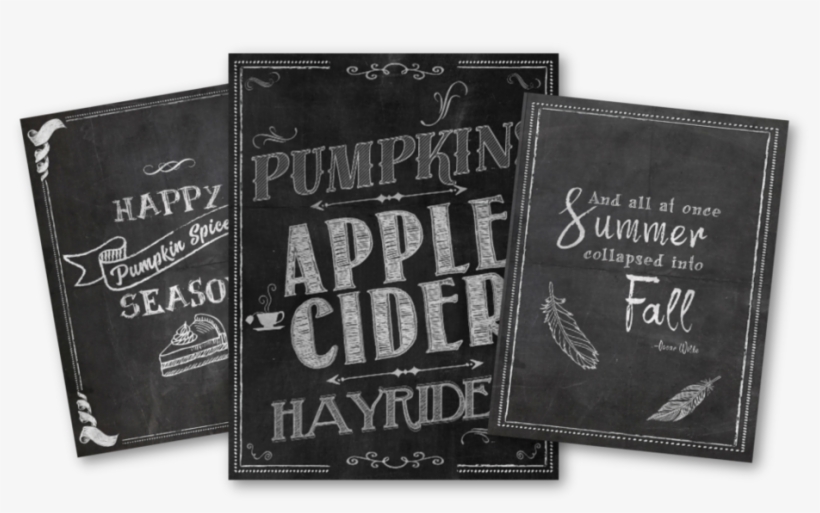 Fall Printables Blk - Book Cover, transparent png download