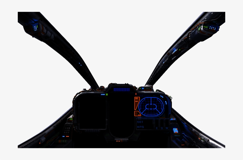 I Also Added In Little Cylindrical Blue Glowing Emitters - Airplane, transparent png download