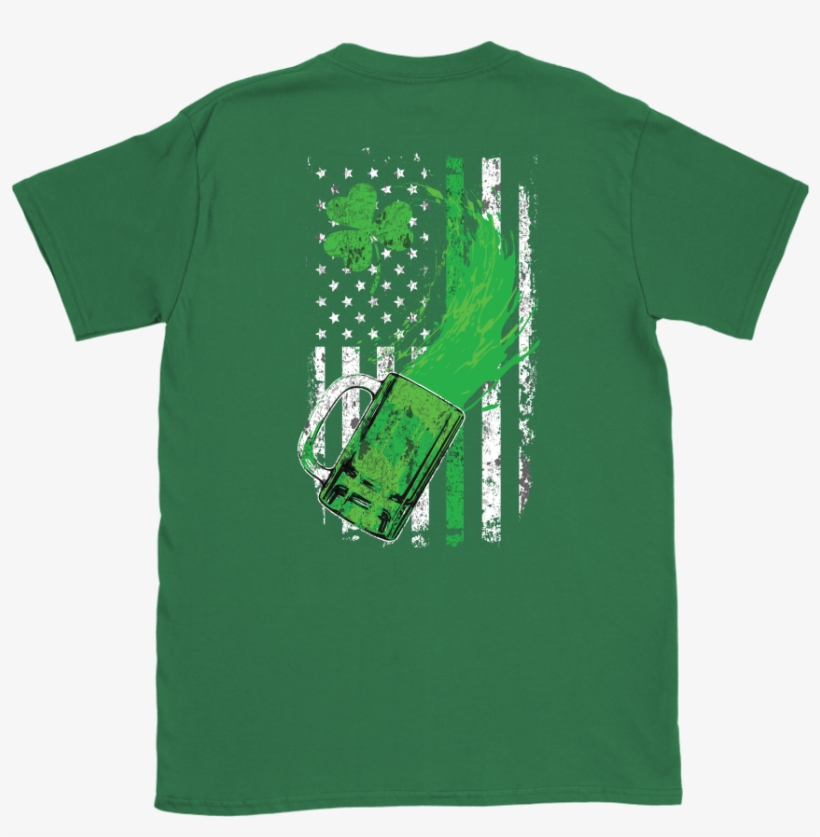 Shamrock Green Splatter Flag - Crocodile, transparent png download