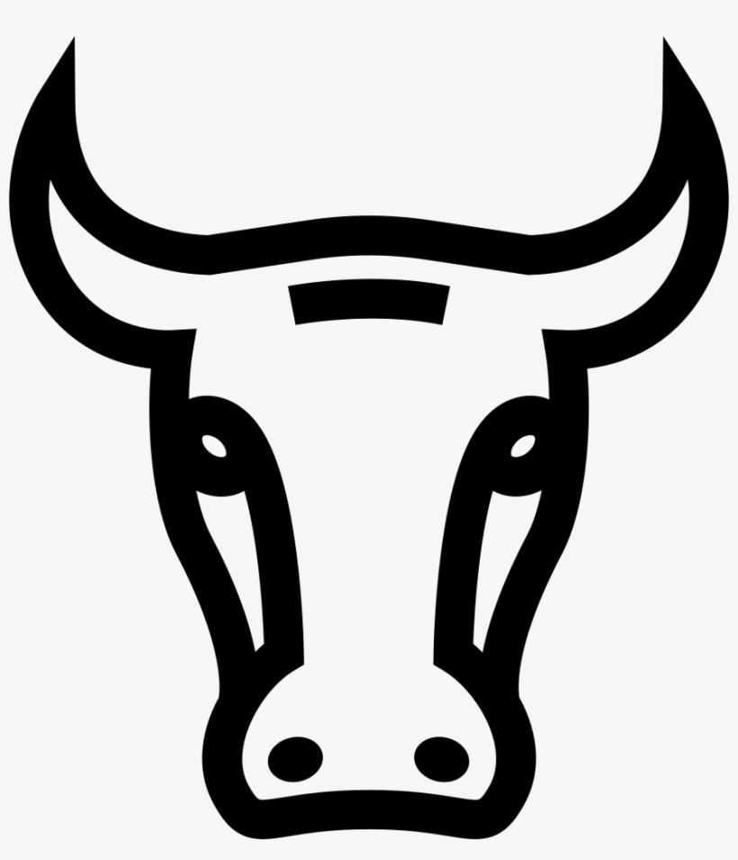 Png File Svg - Bull Outline Png, transparent png download