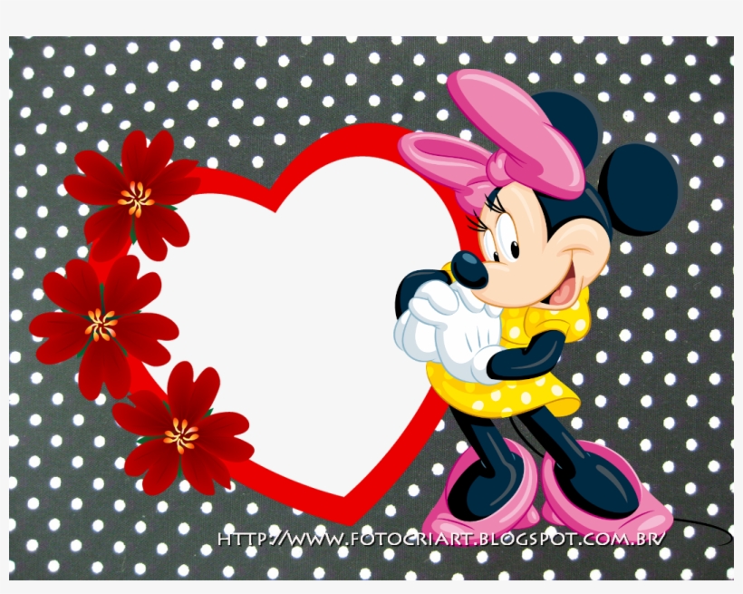 Molduras Da Minnie - Happy Valentine Day 2017, transparent png download