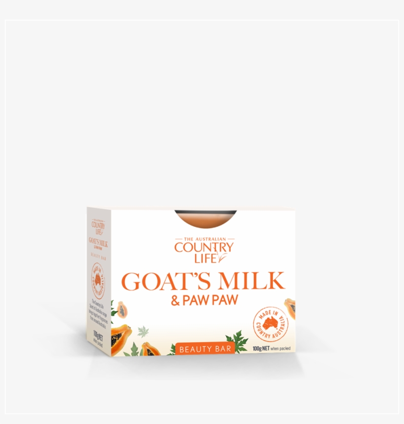 Country Life Premium Goats Milk & Paw Paw 100g - Poster, transparent png download