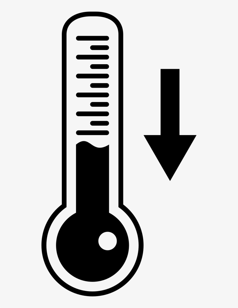 Descending Temperature On Tool Svg Png Icon Ⓒ - Thermometer, transparent png download