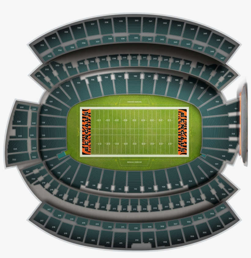 Pittsburgh Steelers At Cincinnati Bengals At Paul Brown - Soccer-specific Stadium, transparent png download