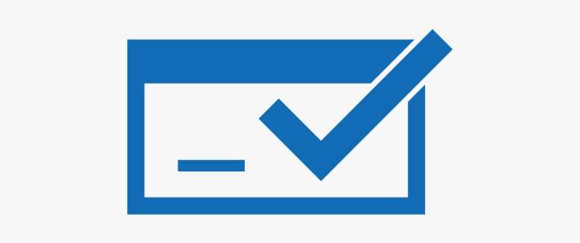 Check Icon Blue - Offline Payment, transparent png download