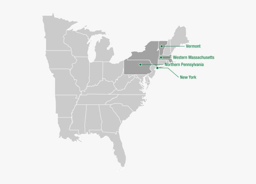 Greenwave Recycling Home Areas Served Map - Biggest Employer In Each State, transparent png download
