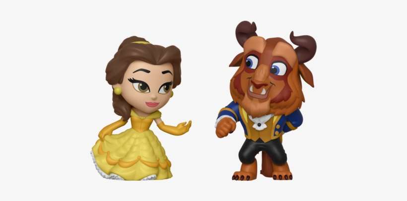 2 Pack Beast & Belle Funko, transparent png download