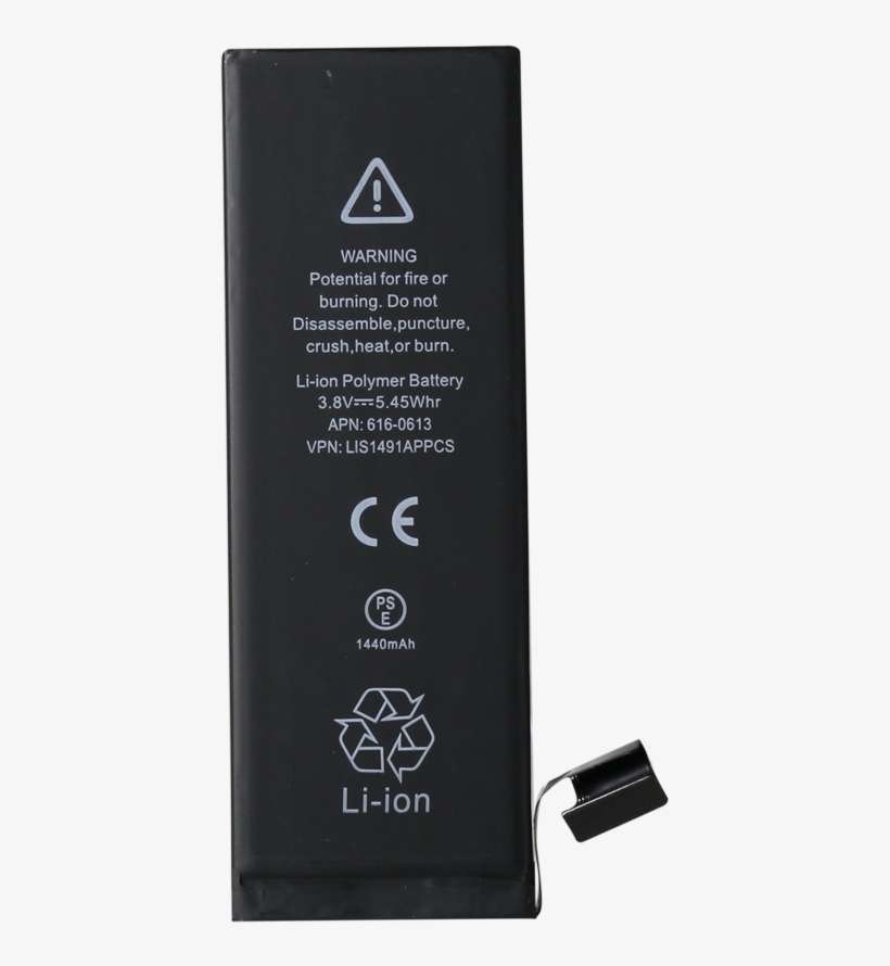 Iphone 5 5g Battery - Iphone 4 Battery, transparent png download