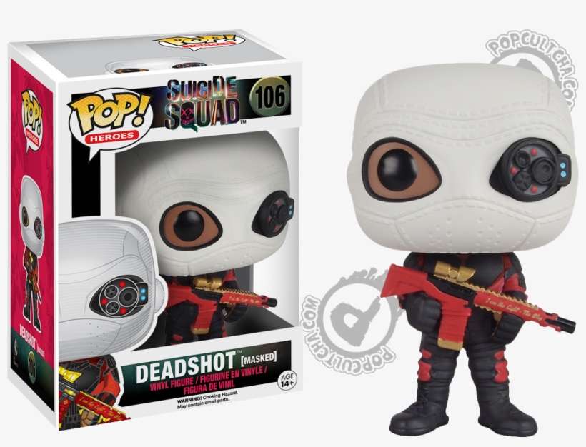 Suicide - Deadshot Masked Pop, transparent png download