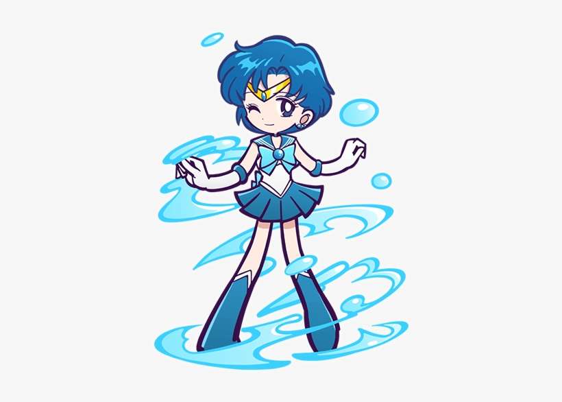 View Fullsize Sailor Mercury Image - Sailor Mercury, transparent png download