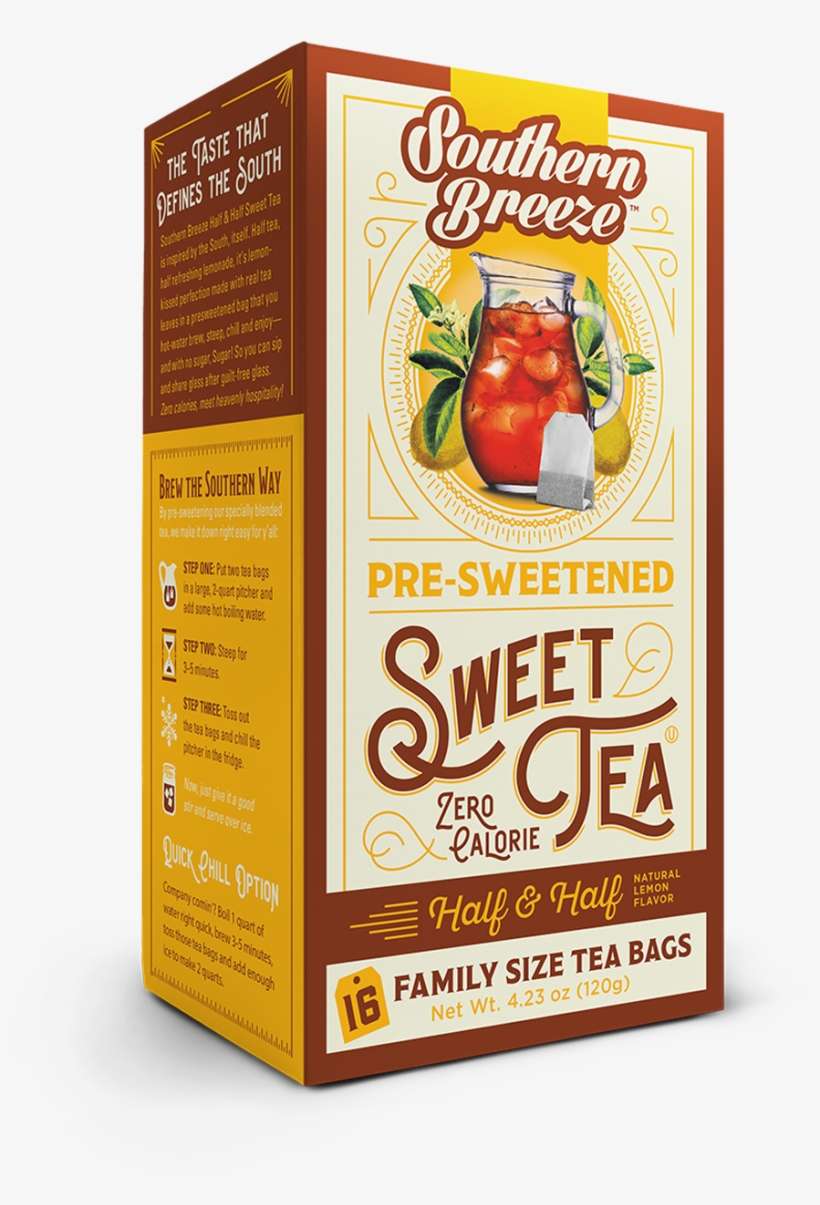 Half & Half Iced Sweet Tea - Southern Breeze Sweet Tea, transparent png download