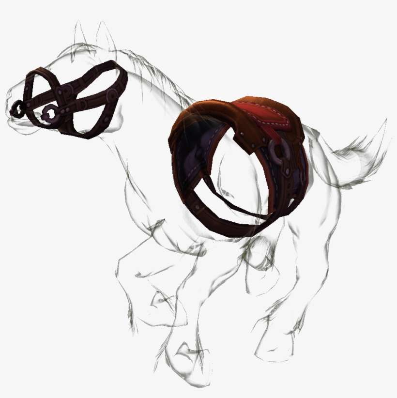Invisible Horse Mount 1 - Sketch, transparent png download