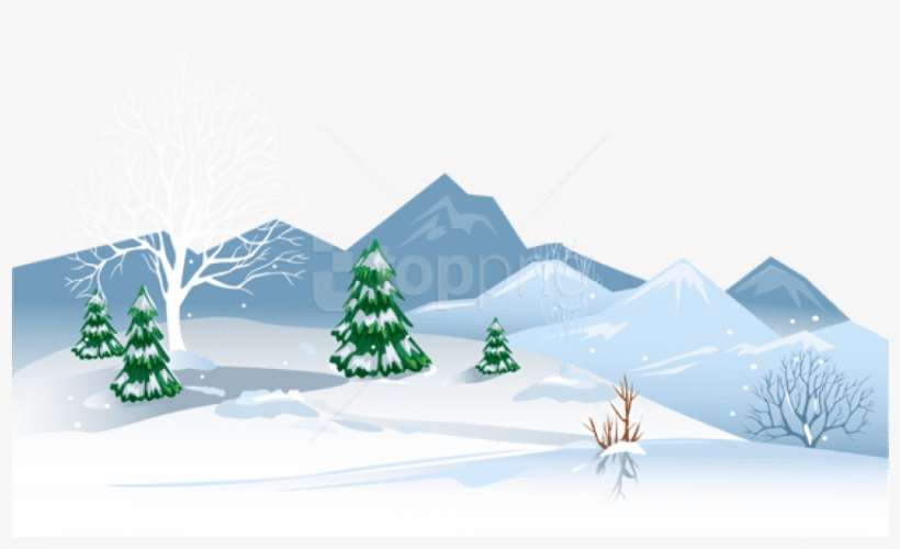 Free Png Winter Ground With Snow Png Images Transparent - Winter Scene Transparent Background, transparent png download