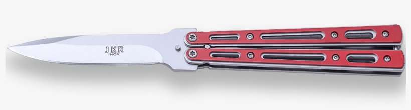 Butterfly Knife Jkr Stainless Steel 10 Cm Blade Length - Utility Knife, transparent png download
