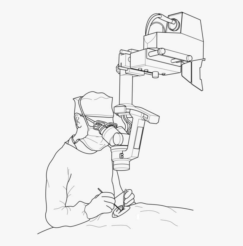 Surgeon Surgery Line Art Physician Drawing - Surgeon Drawing, transparent png download