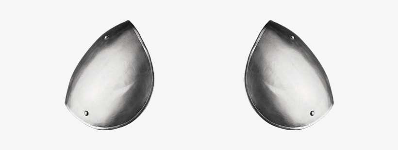 Small Steel Elias Spaulders - Earrings, transparent png download