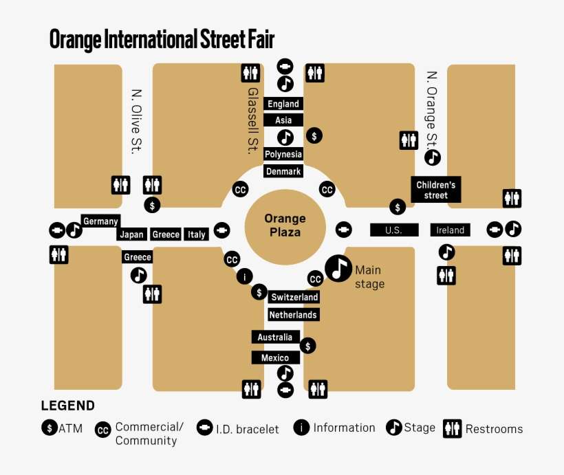 Ocr L Streetfair 0824 - Orange International Street Fair 2016, transparent png download