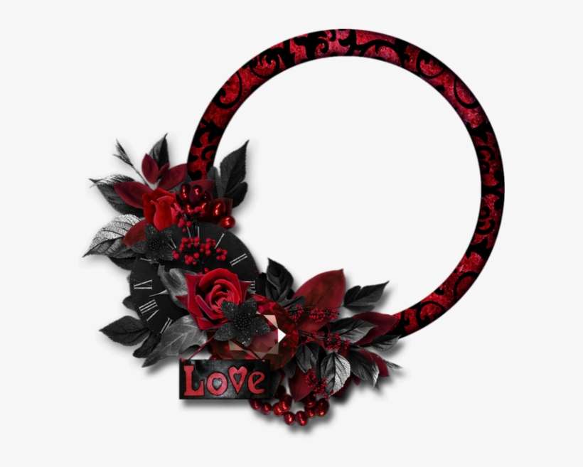 Cadre St Valentin Png - Valentines Day Cluster Frame Png, transparent png download