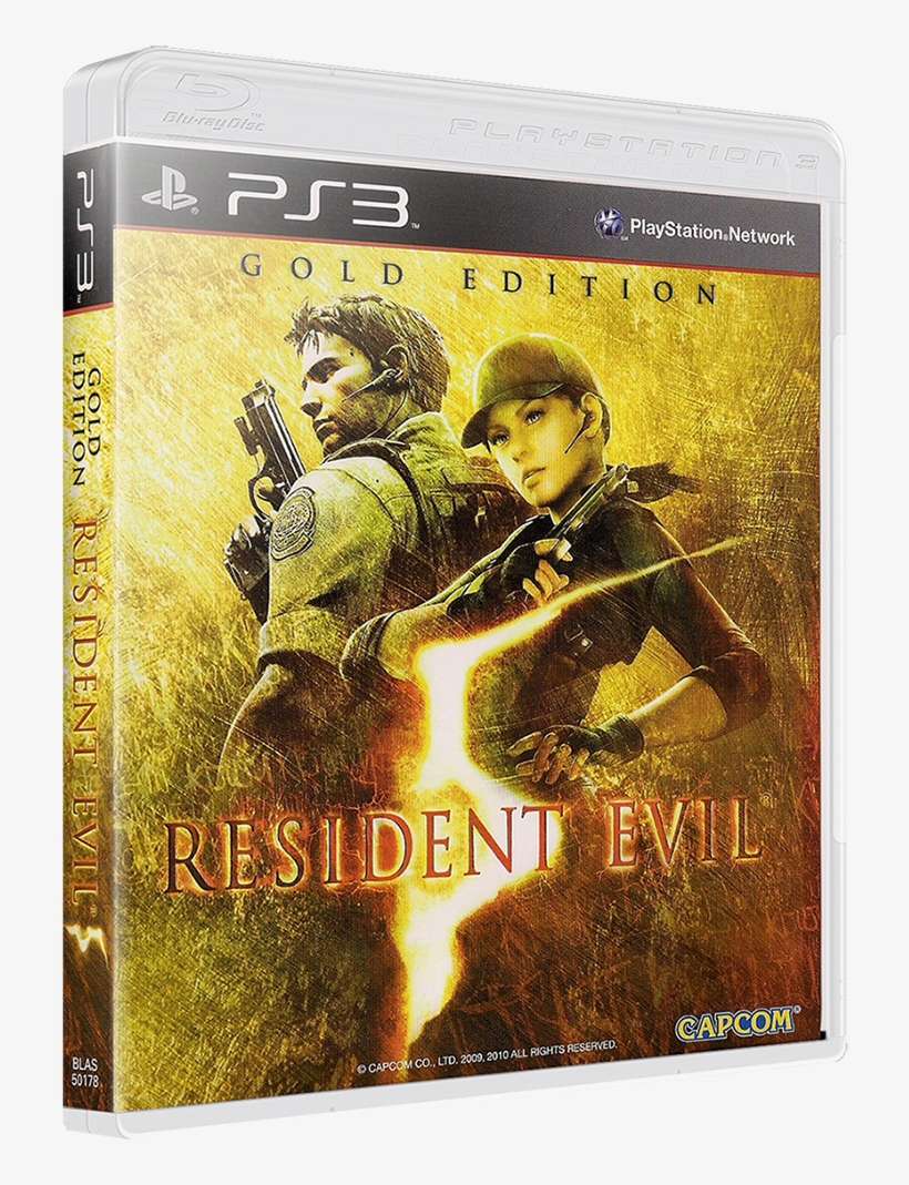 Resident Evil 5 Gold Edition Pc Cover, transparent png download