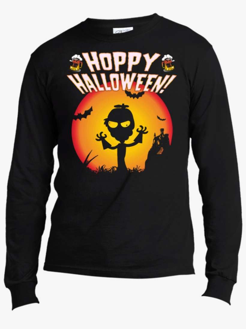 Hoppy Halloween Hop Head Zombie & Scary Beer Mugs Long - Yoda Seagull T Shirt, transparent png download