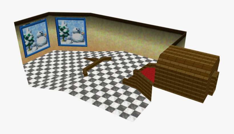 8 Red Coins Mario 64 Snow Level - Tile, transparent png download