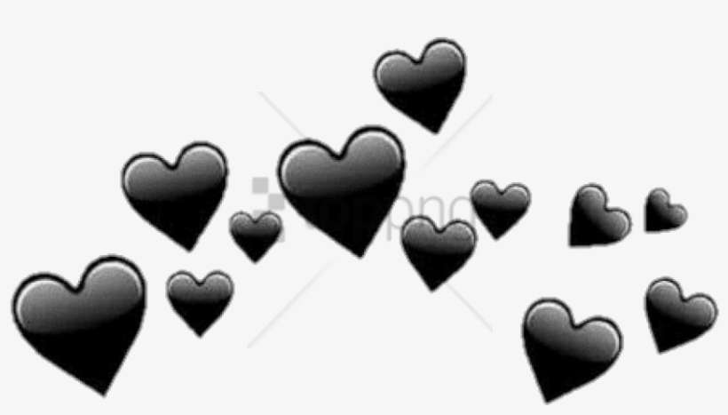 Free Png Black Hearts Tumblr Png Image With Transparent - Transparent Overlays, transparent png download