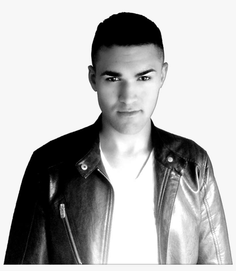 Edm Dj Producer - Leather Jacket, transparent png download