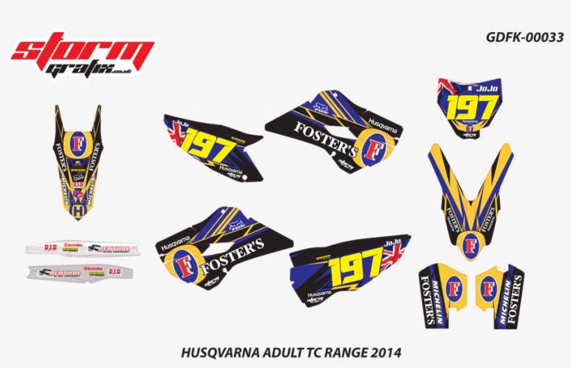 Gdfk-00033 Husqvarna 2014 Adult Range Fosters Kit - Emblem, transparent png download