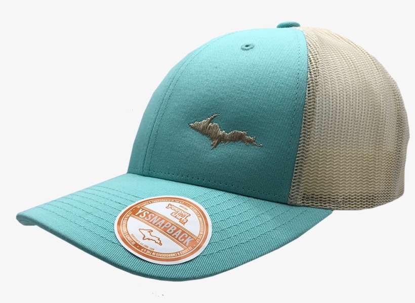 Hat - "u - P - Silhouette " Aruba Blue/birch Low Profile - Baseball Cap, transparent png download