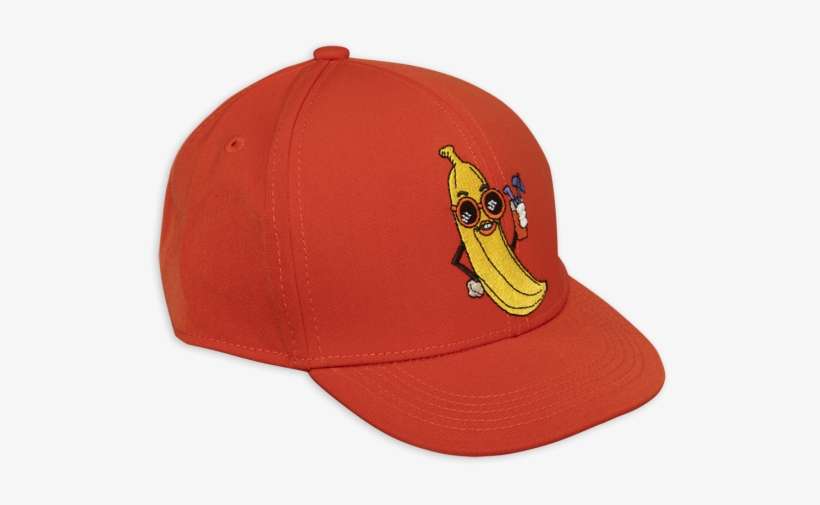 Mini Rodini Banana Embroidery Cap, transparent png download
