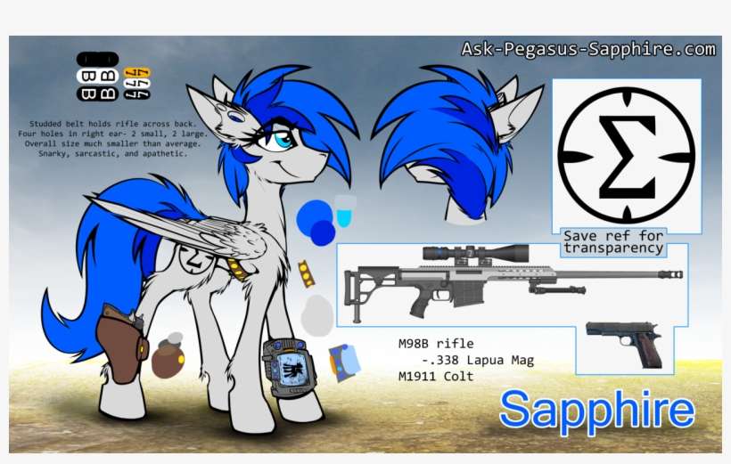 Artist Ralek Barrett - Fallout Equestria Guns Sniper Rifle, transparent png download