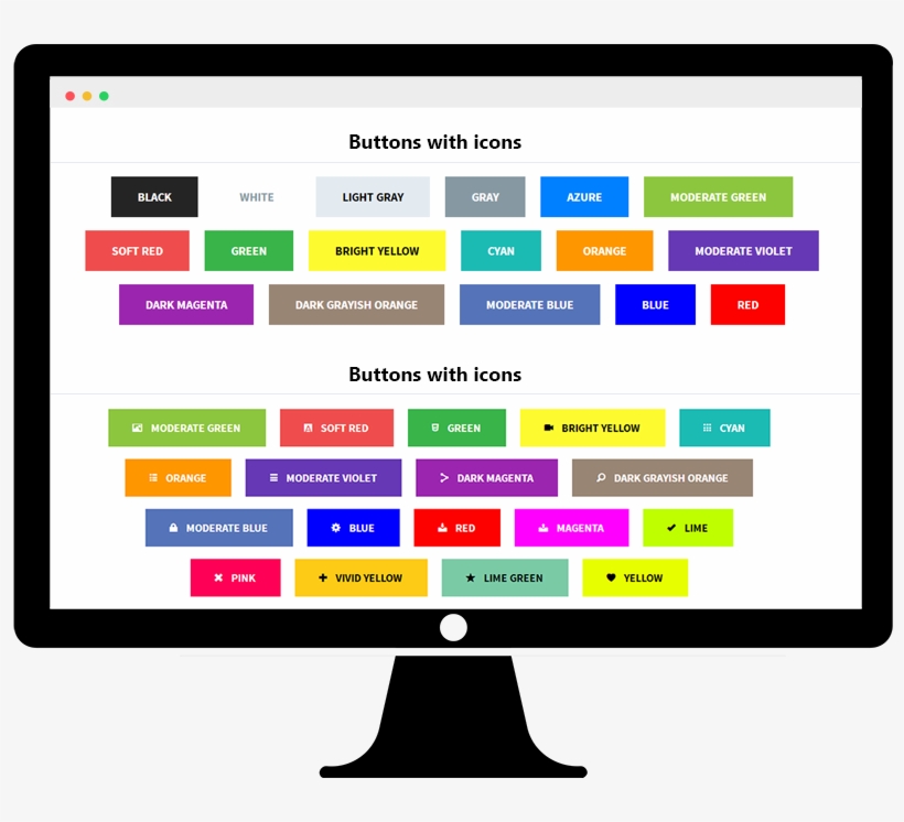 Buttons Are Convenient Tools When You Need More Traditional - Computer Monitor, transparent png download