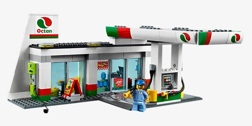 Service Station - Lego City Station Service, transparent png download