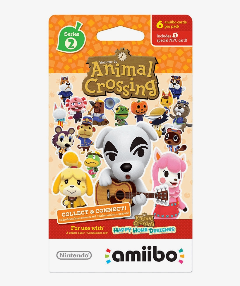 Nintendo Animal Crossing Amiibo Cards Series 2 6-pack - Animal Crossing Amiibo Cards, transparent png download