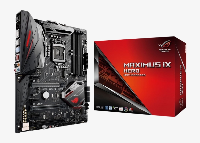 Sale Asus Rog Maximus Ix Hero - Asus Maximus Ix Hero, transparent png download