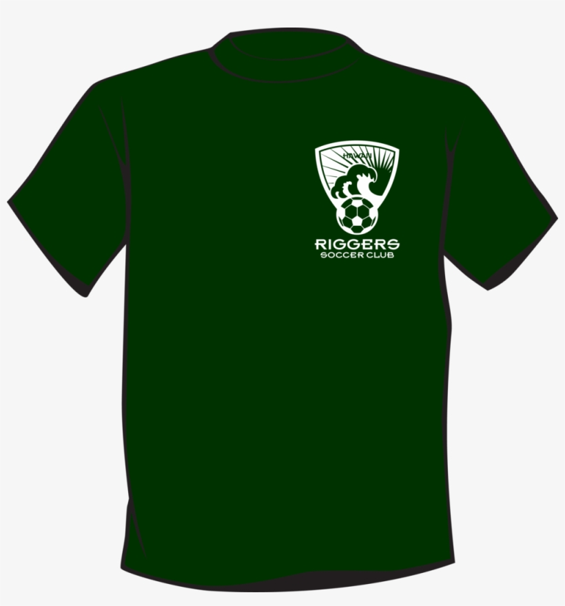 Riggers Dark Green Drifit - Active Shirt, transparent png download
