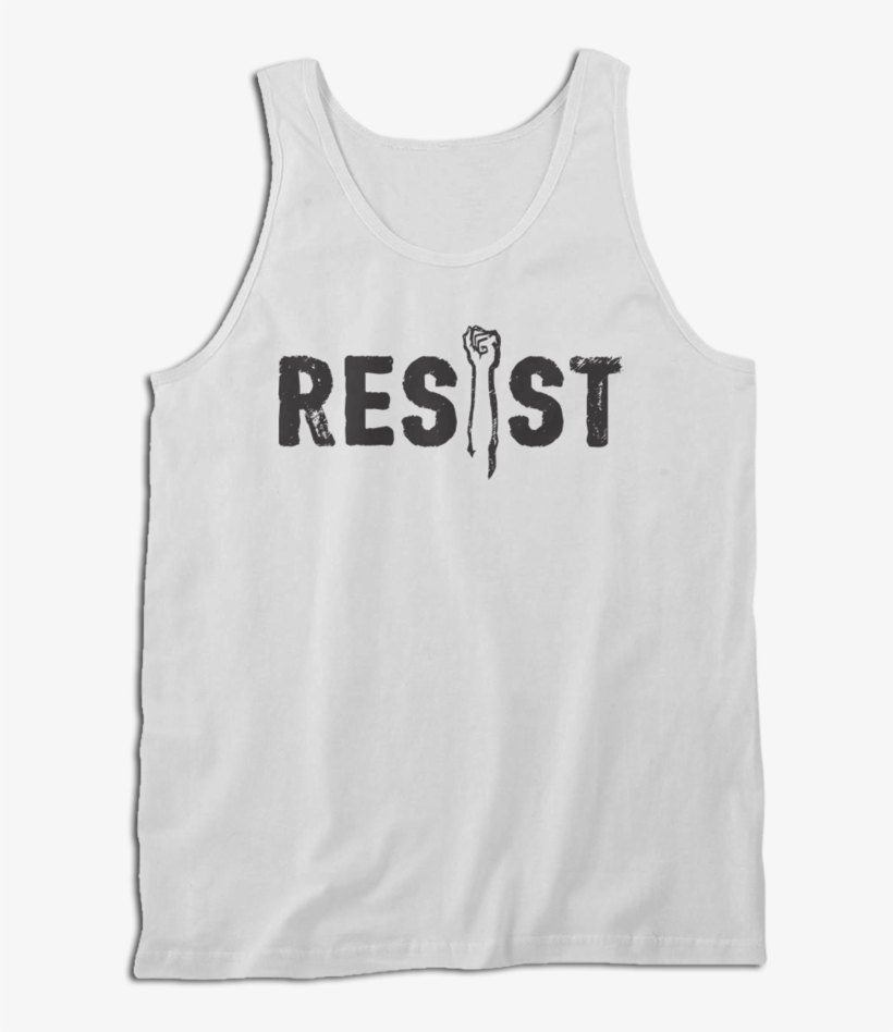 Anti Trump Power Fist T-shirt - Active Tank, transparent png download