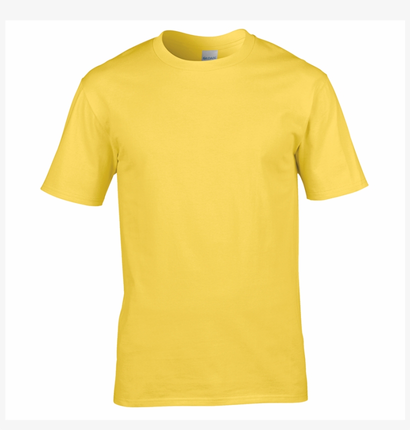 Premium Cotton Adult T-shirt By Gildan - Active Shirt, transparent png download