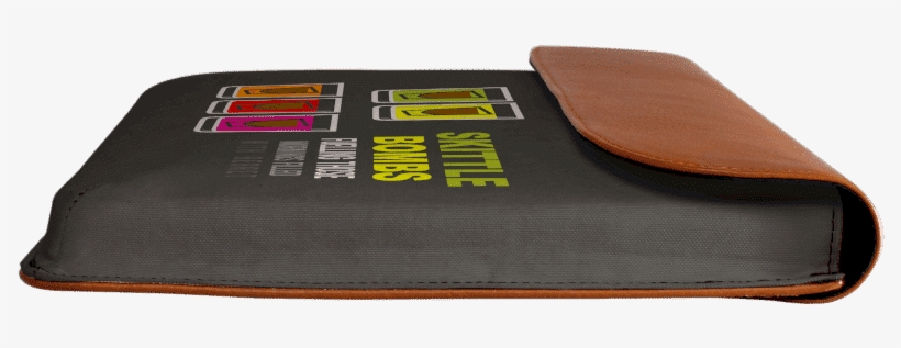 Dailyobjects Skittle Bombs Real Leather Envelope Sleeve - Mattress, transparent png download