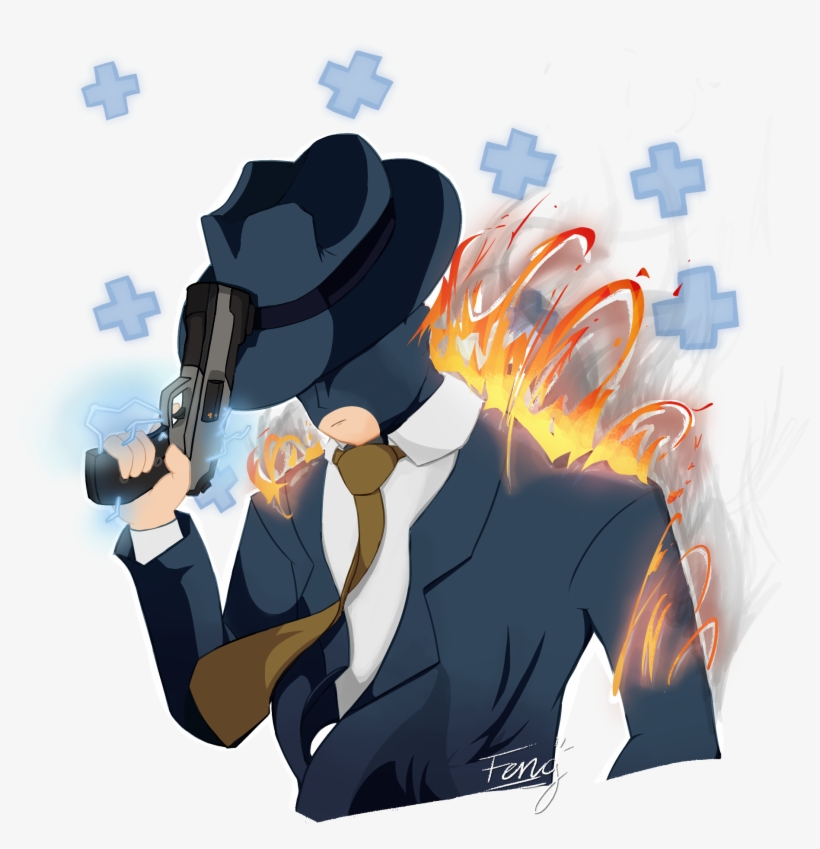 I Saw A Person Posting An Image Of A Spy On Fire In - Illustration, transparent png download
