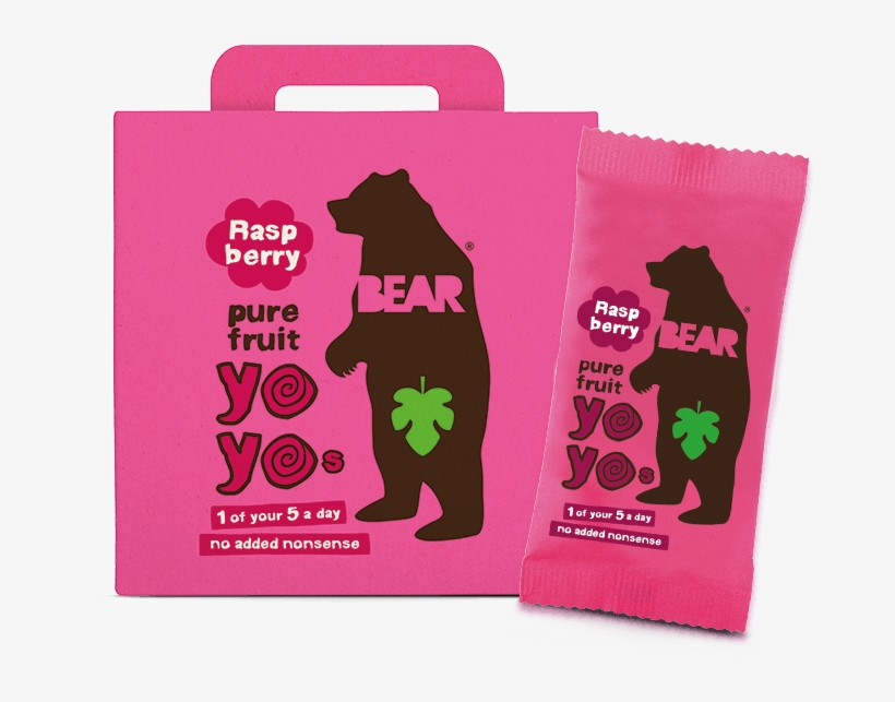Raspberry - Frukt Godis Bear, transparent png download