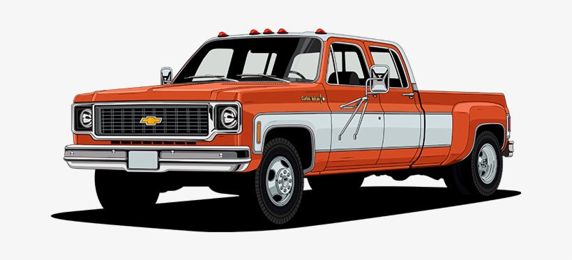 Truck Centenninal Mh - 1973 C30 One Ton Dually, transparent png download