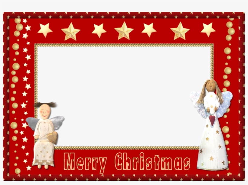 Merry Christmas Frame - Christmas Transparent Frame Psd, transparent png download